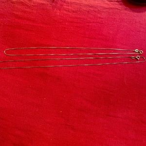 Sterling silver neck chains